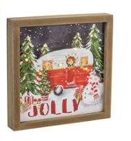 Load image into Gallery viewer, LED PEACE AND JOLLY CAMPER
