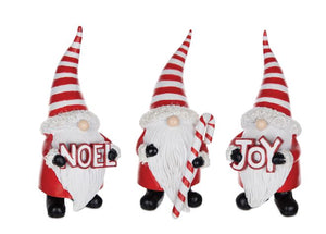 RED & WHITE STRIPPED HAT GNOME