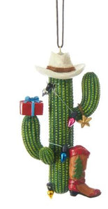 WESTERN CACTUS WITH PRESENT