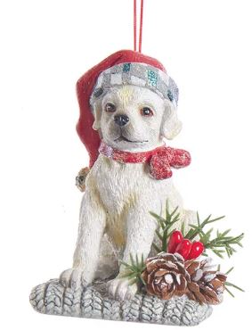 LABRADOR PUPPY ORNAMENT