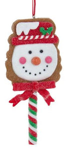 GINGERBREAD COOKIE POPS ORNAMENT