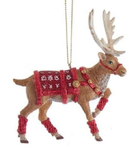 TRADITIONAL REINDEER ORNAMENT