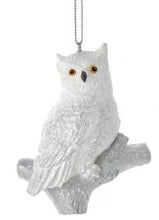 Load image into Gallery viewer, WINTER WHITE OWL ORNAMENT
