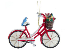 BIRDS WITH BICYCLE ORNAMENT