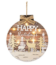 Load image into Gallery viewer, COZY CABIN ROUND LIGHT UP SIGN
