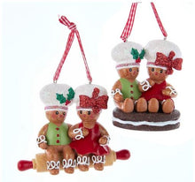 Load image into Gallery viewer, GINGERBREAD BOY &amp; GIRL ORNAMENT
