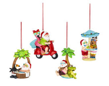 Load image into Gallery viewer, SANTA BEACH ORNAMENT
