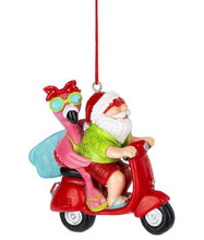 Load image into Gallery viewer, SANTA BEACH ORNAMENT
