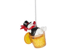 Load image into Gallery viewer, SNOWMAN HAPPY HOUR ORNAMENT
