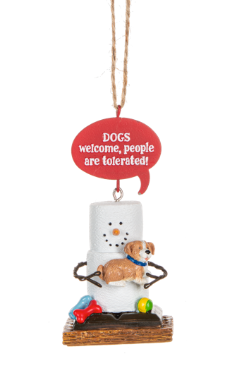 S'MORES DOG TALK ORNAMENT