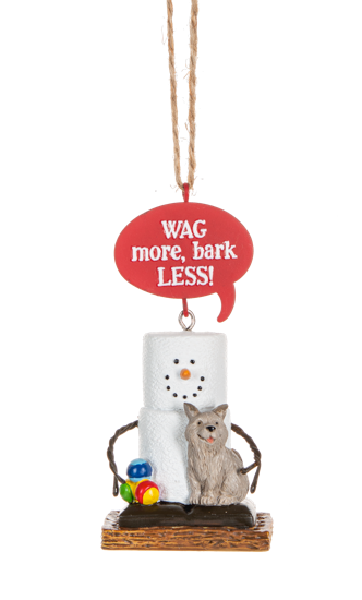 S'MORES DOG TALK ORNAMENT