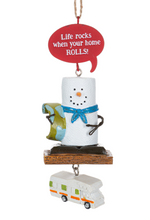 Load image into Gallery viewer, S&#39;MORES PUN RV ORNAMENT
