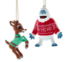 Load image into Gallery viewer, UGLY SWEATER - BUMBLE OR RUDOLPH ORNAMENT
