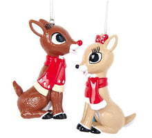 Load image into Gallery viewer, RUDOLPH OR CLARICE WEARING SCARF ORNAMENT

