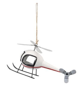 TIN HELICOPTER ORNAMENT