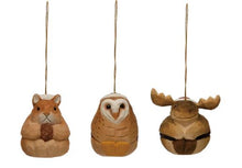 Load image into Gallery viewer, WOOD FOREST ANIMAL ORNAMENT
