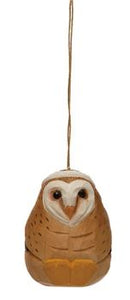 WOOD FOREST ANIMAL ORNAMENT