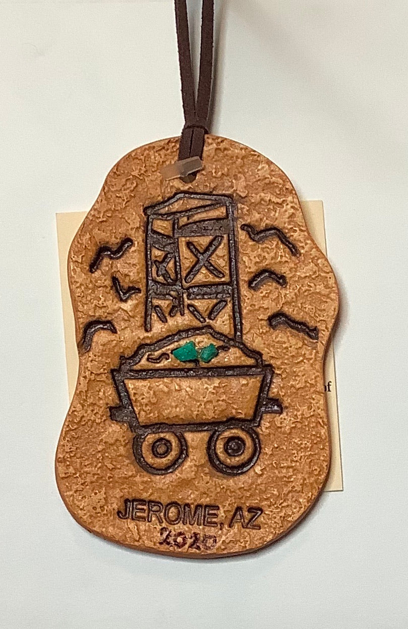 JEROME MINE CLAY ORNAMENT