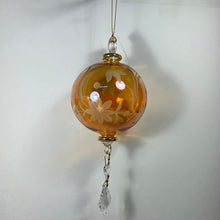Load image into Gallery viewer, O-428 FULL SIZE CLEAR ETCHED WITH ASFOUR CRYSTAL ORNAMENT
