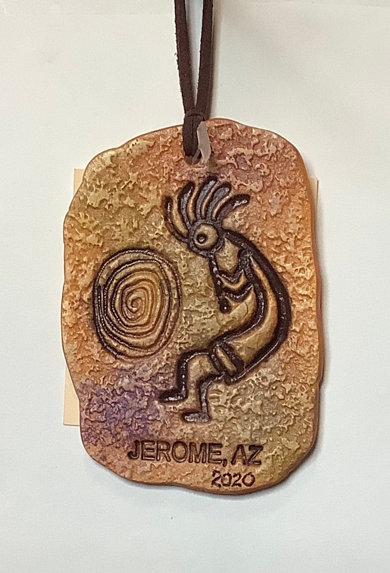 KOKOPELLI CLAY ORNAMENT