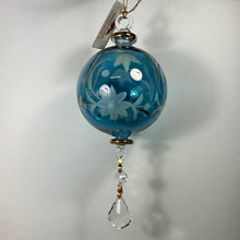 Load image into Gallery viewer, O-428 FULL SIZE CLEAR ETCHED WITH ASFOUR CRYSTAL ORNAMENT
