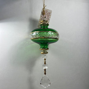 O-157c SMALL SPHERE WITH ASFOUR CRYSTAL ORNAMENT