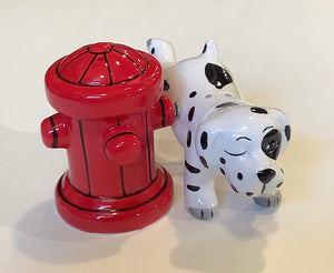 WHERE'S THE FIRE? SALT & PEPPER SHAKER SET