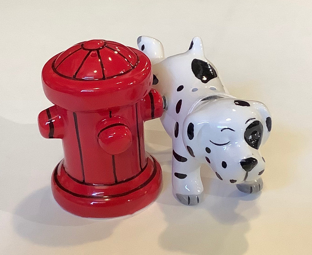 WHERE'S THE FIRE? SALT & PEPPER SHAKER SET