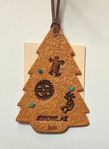 ARIZONA CHRISTMAS TREE CLAY ORNAMENT